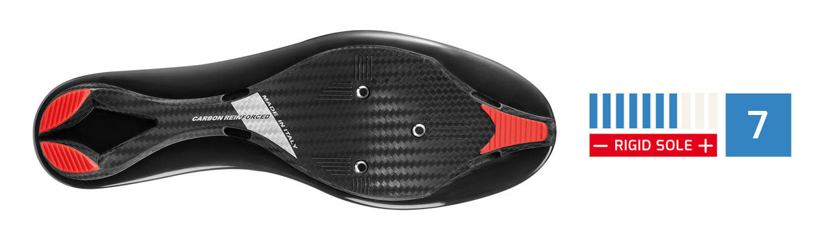 CRONO CR3 Road Cycling Shoes - Black/Red