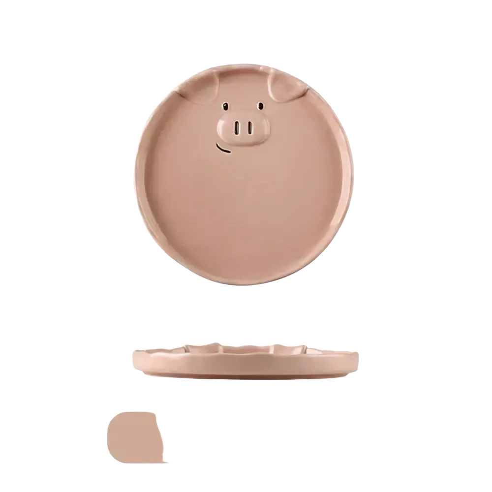 Cute Pig Ceramic Dinnerware Set
