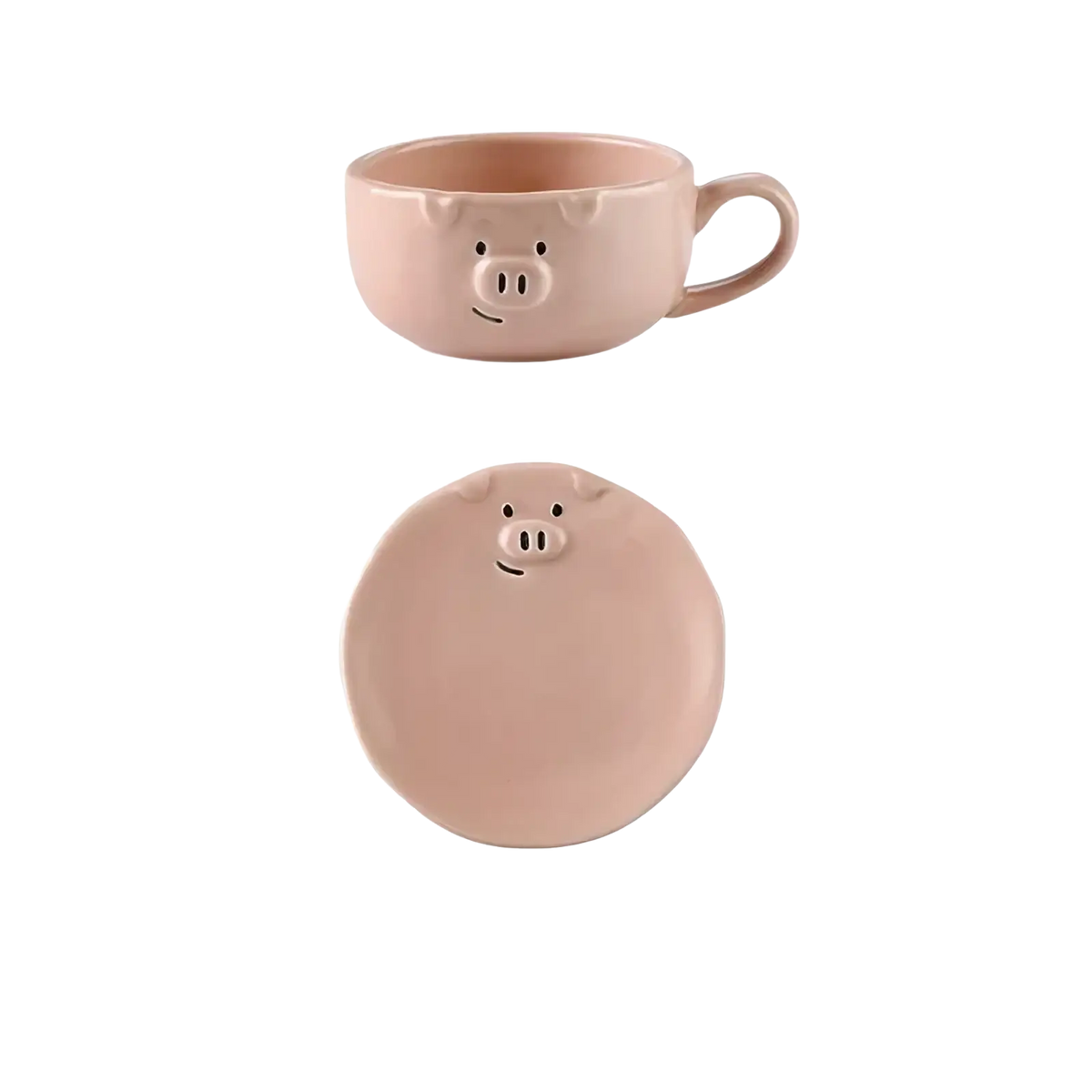 Cute Pig Ceramic Dinnerware Set