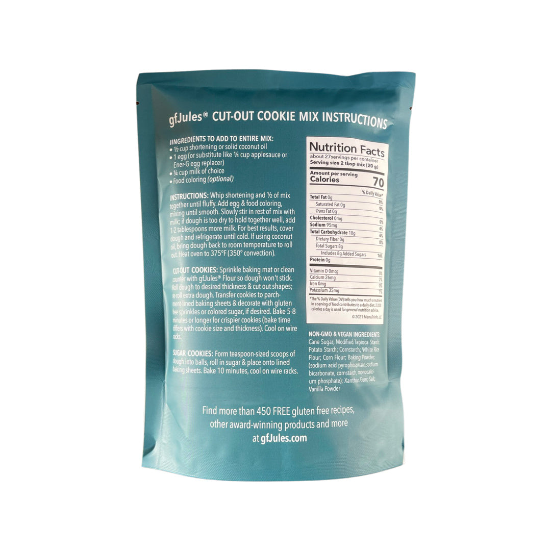 gfJules Gluten Free Cut-Out & Sugar Cookie Mix - World Safari Shops