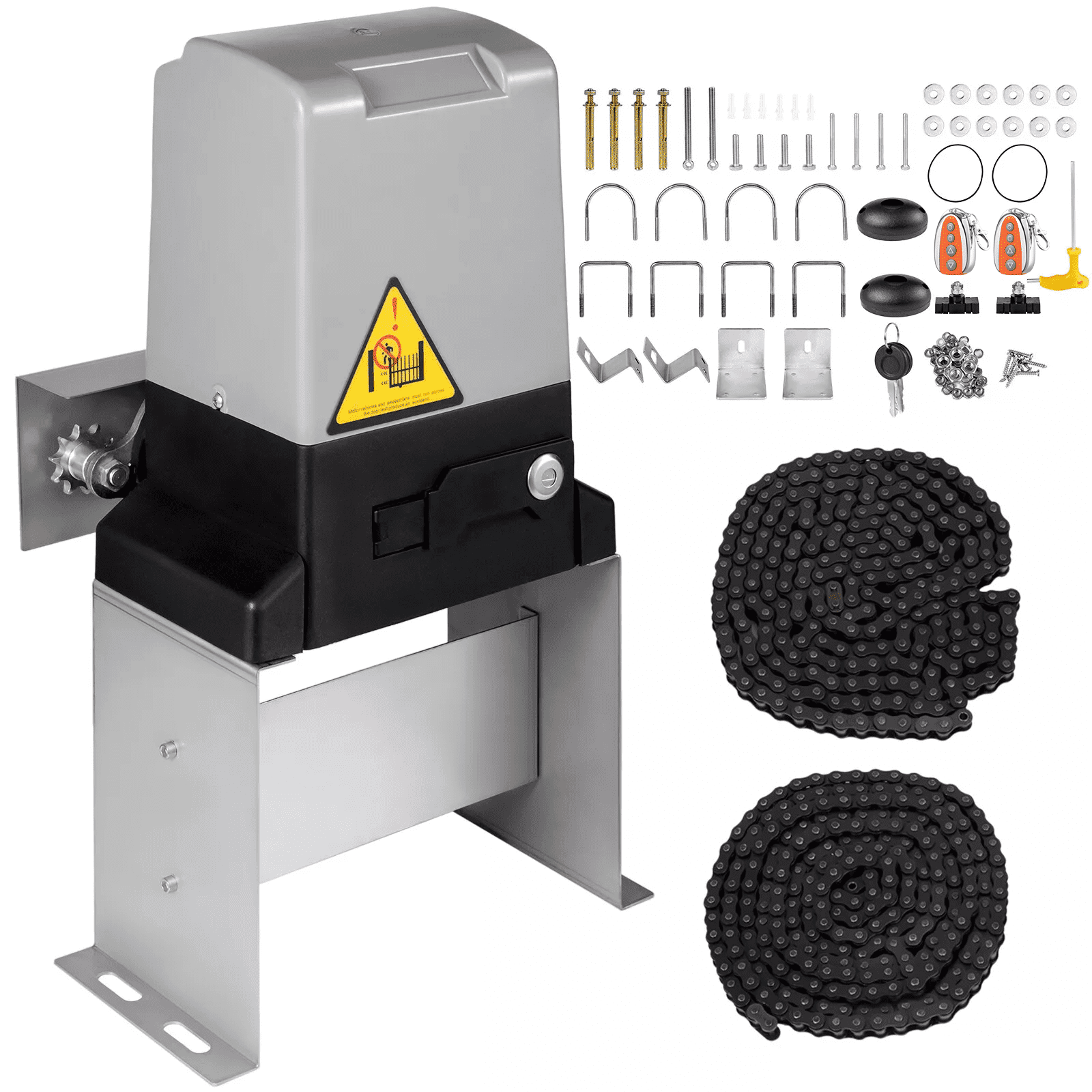 3300lbs Automatic Sliding Gate Opener Driveway Operator Infrared Sensor