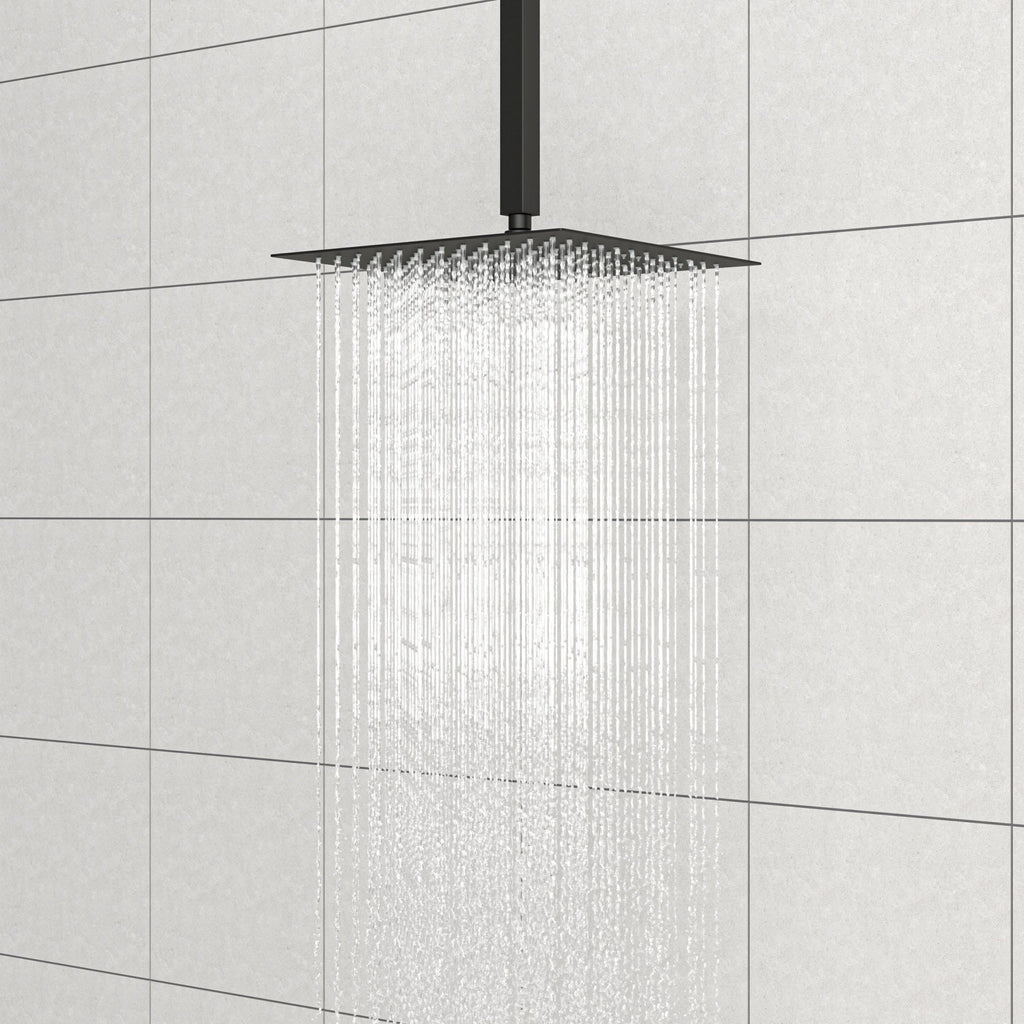 8" Ceiling Mounted Shower Arm With Flange, Matte