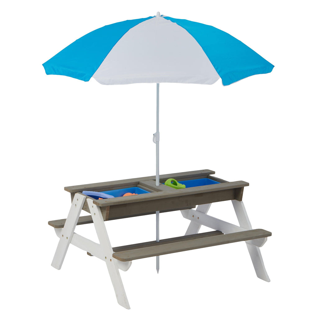 Kids Picnic Table With Sand and Water Table Conversion