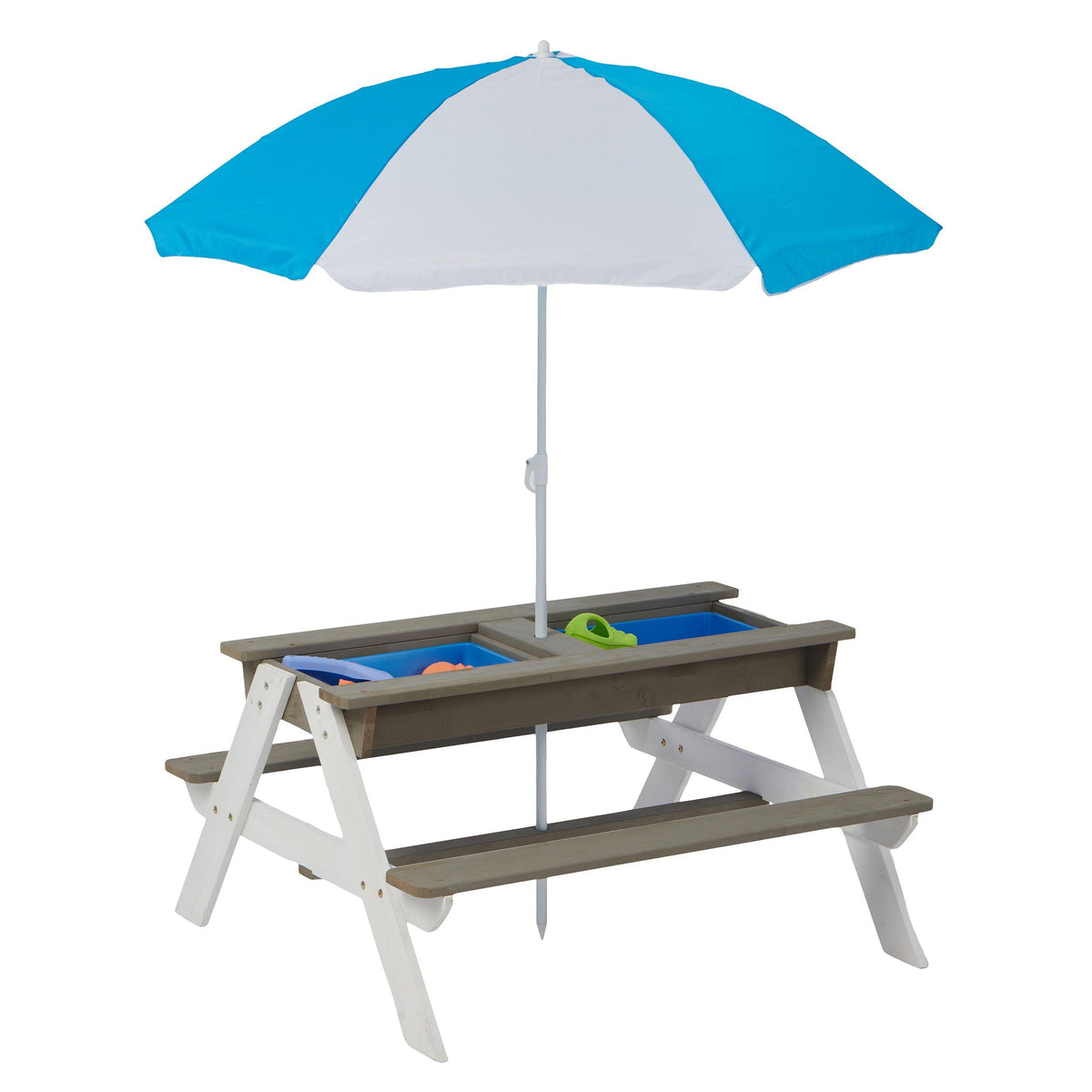 Kids Picnic Table With Sand and Water Table Conversion