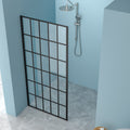 Frameless Fixed Shower Door 34" W x 72" H