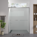 Aluminum Frame Double Sliding Shower Door