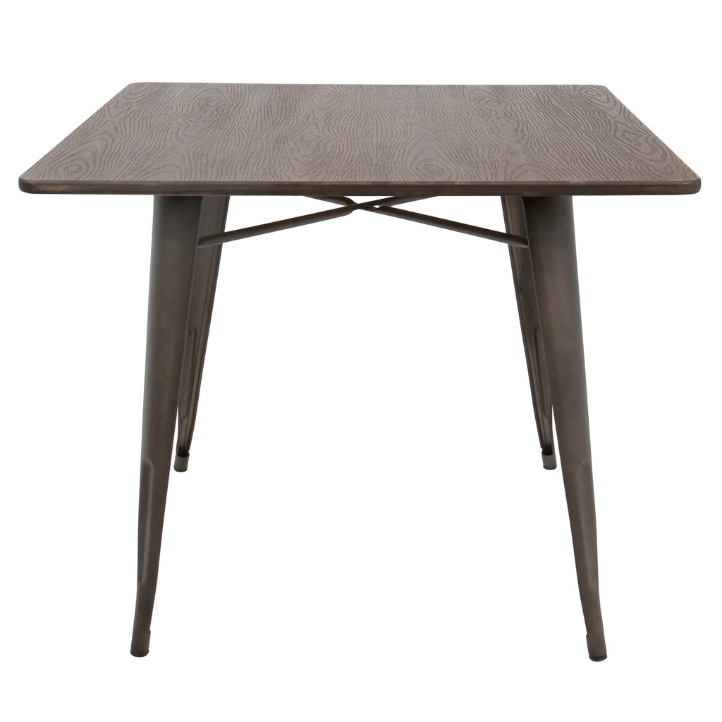 36" Farmhouse Dining Table in Antique Finish