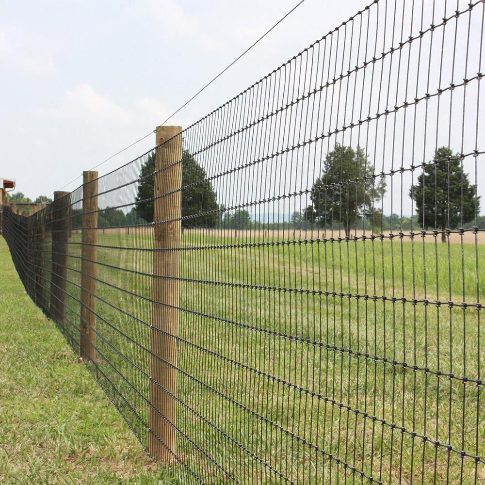 Heavy Zinc Coated Wire Fencing for Cattle with Easy Installation - Silver