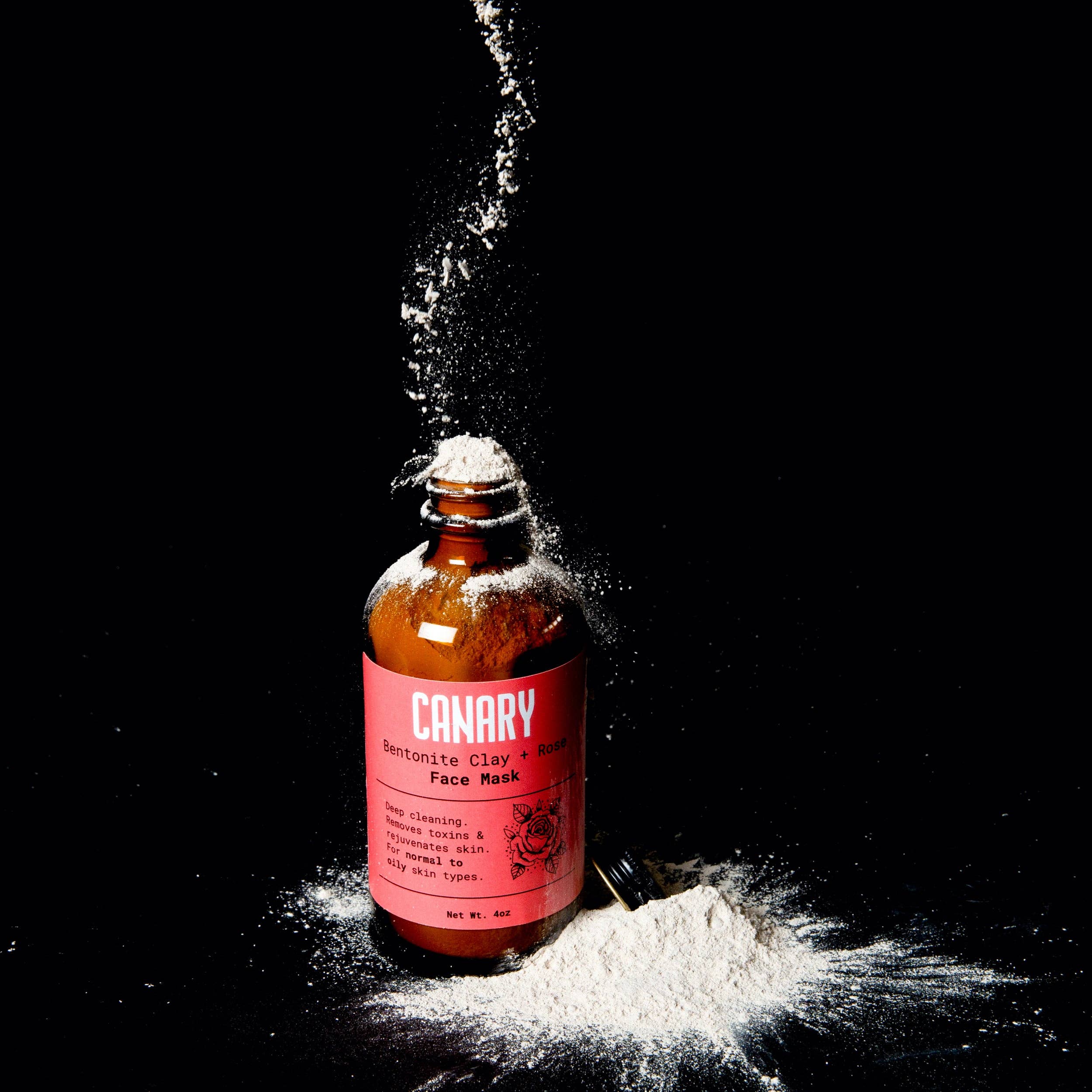 Canary Clean Products - Bentonite Clay + Rose Face Mask