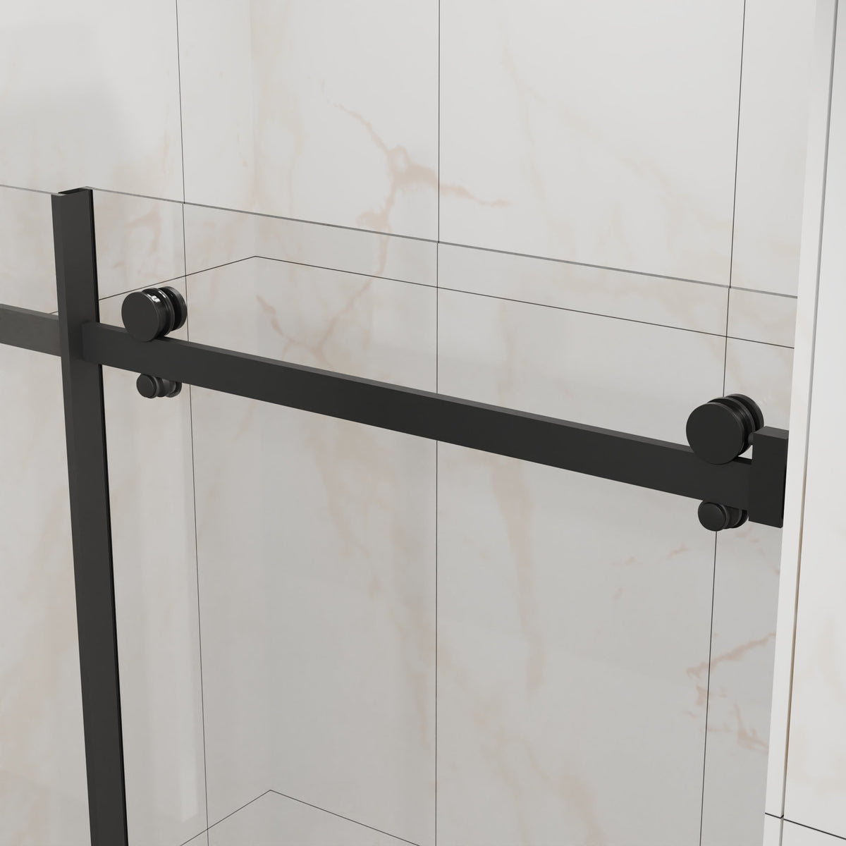 Goodyo 48" W x 72" H Sliding Shower Door