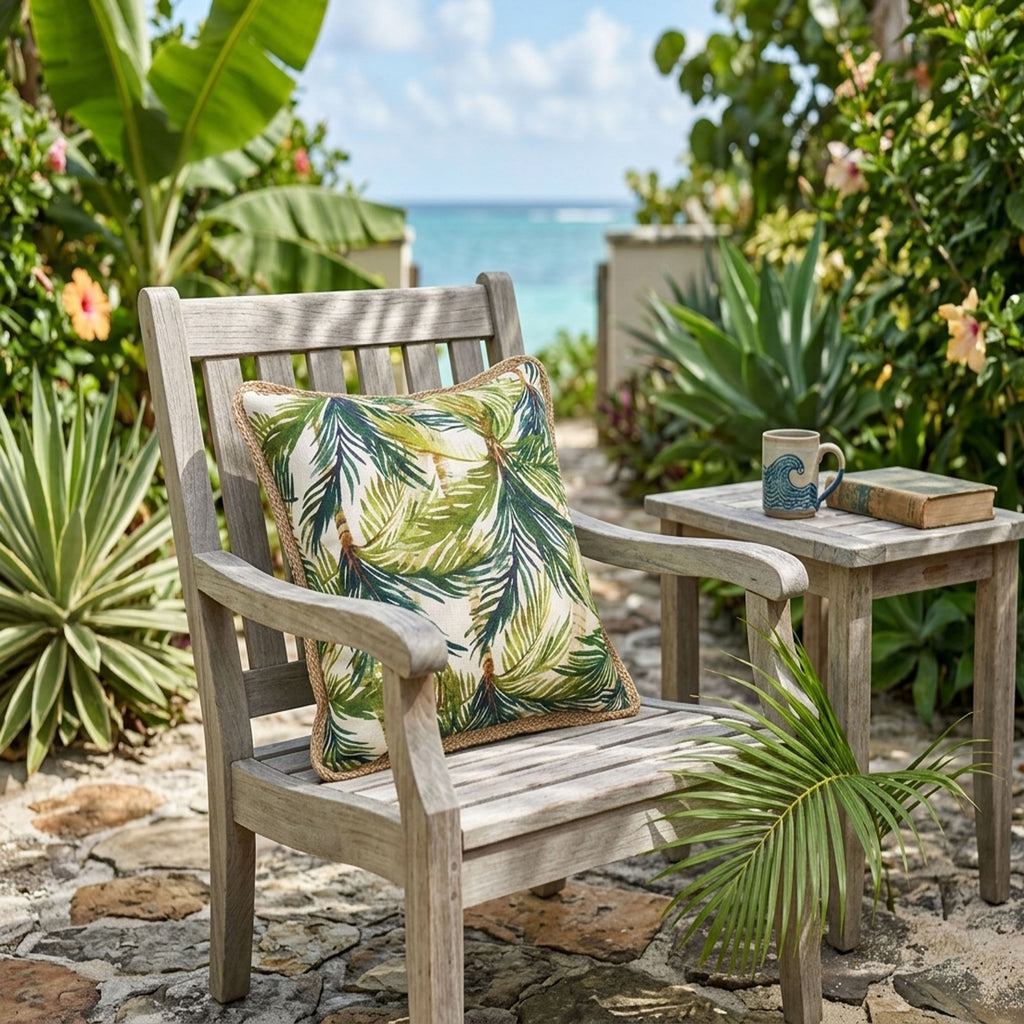 Multi-Color Outdoor Pillows with Weather-Resistant Fabric - Set of 3