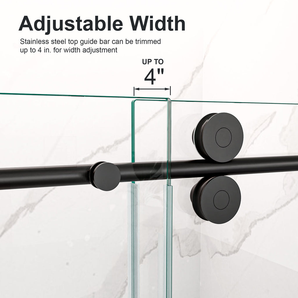 Frameless Single Sliding Shower Door