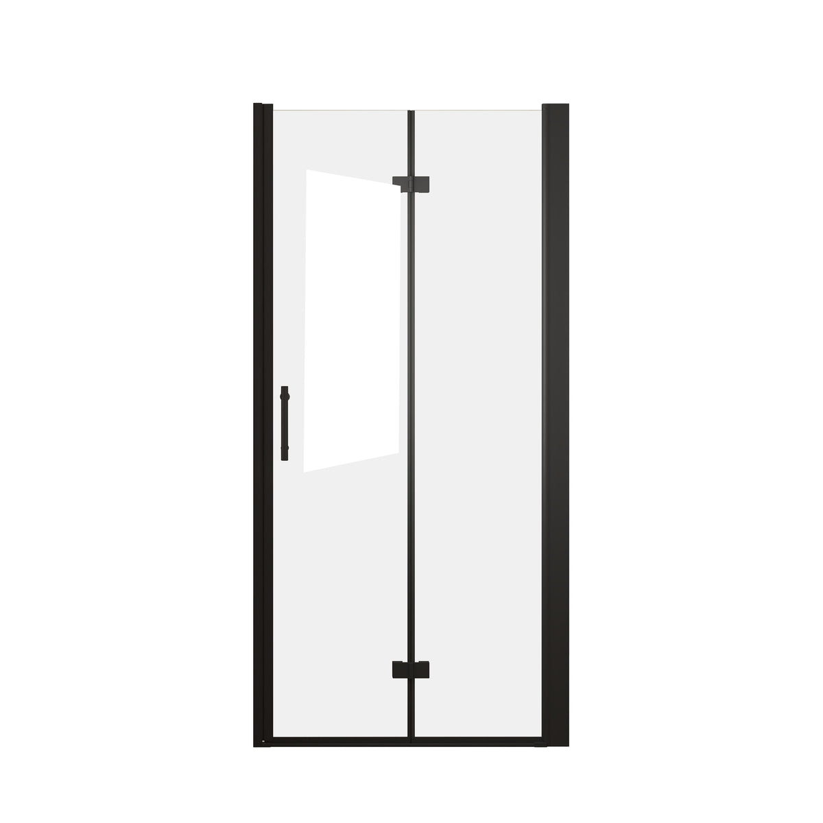 36"x72" Bifold Shower Door, 1/4" Tempered Glass, Matte
