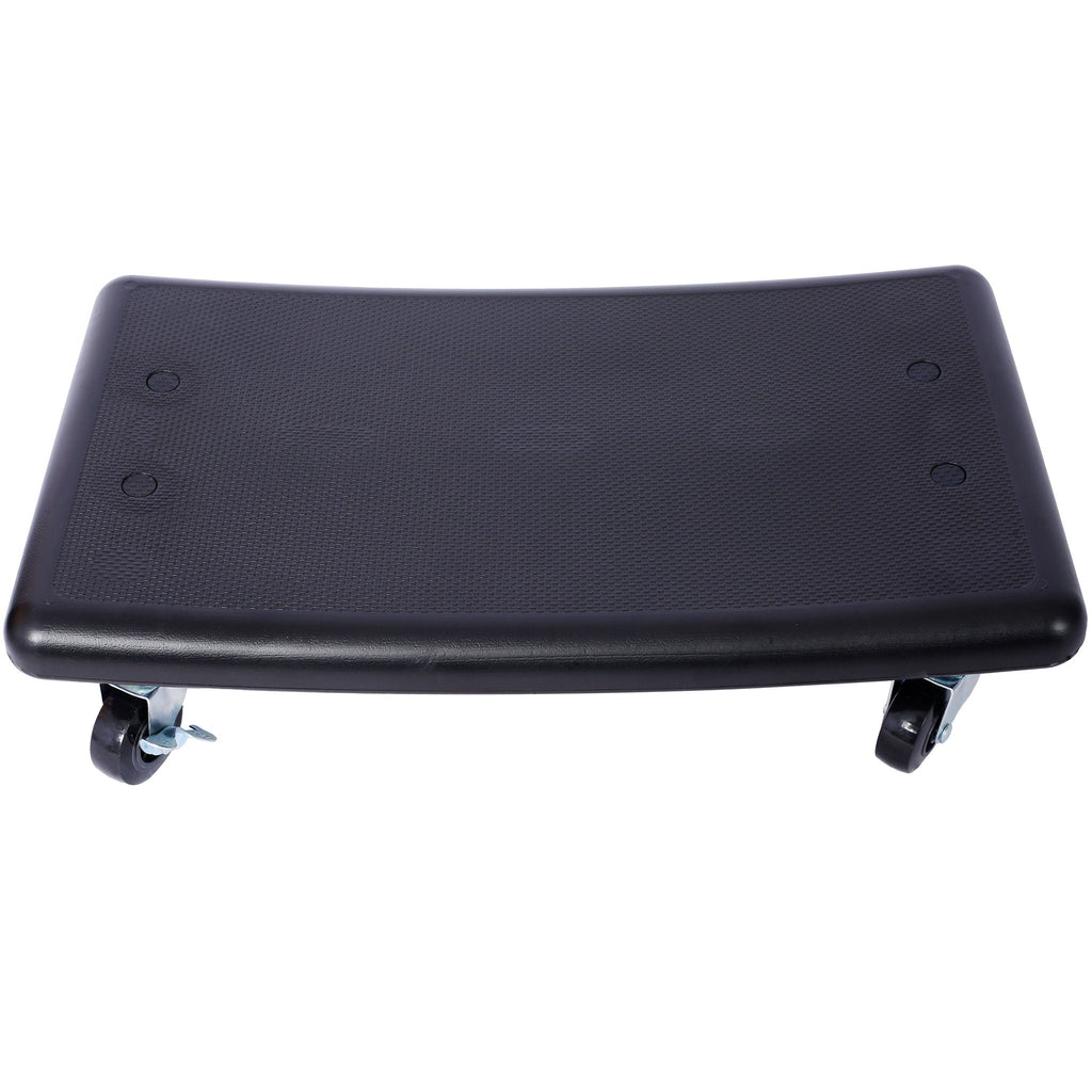 Rolling Detailing Creeper Seat with Removable Tool Trays - Green