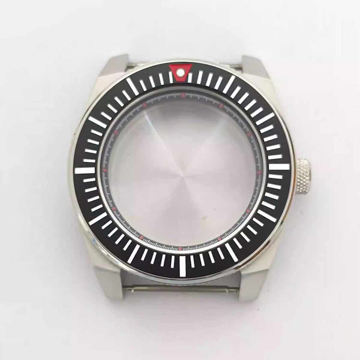 43mm 316 Stainless Steel Aluminum Bezel Watch Case Accessory