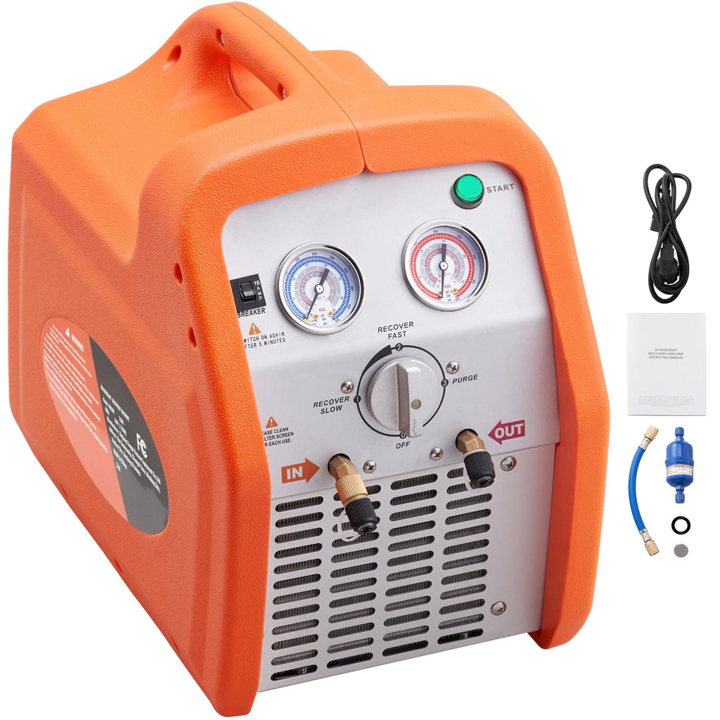 1 HP Refrigerant Recovery Machine