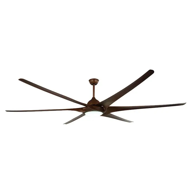 Modern dark bronze 100 inch large ceiling fan living room light
