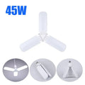 Modern white 4 blade led ceiling fan light kitchen decor