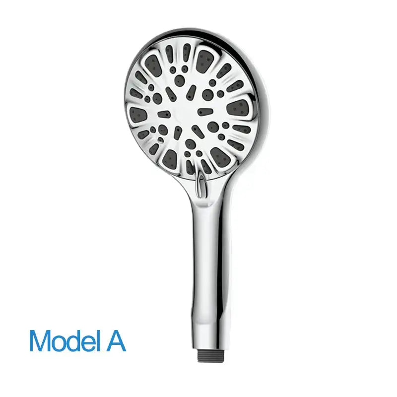 Chrome 9-function high pressure handheld shower head bathroom spray