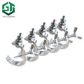 Silver aluminium light hook clamp 5 pack for living room stage lighting