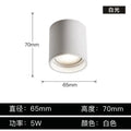 Modern black & white aluminum ceiling lamp living room spotlights