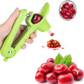 Black plastic cherry fruit pitter – kitchen lever tool