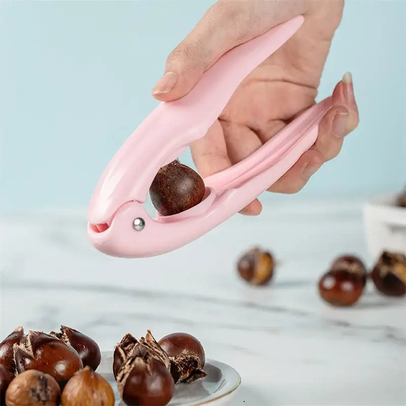 Pink decorbites chestnut cracker kitchen nut opener tool