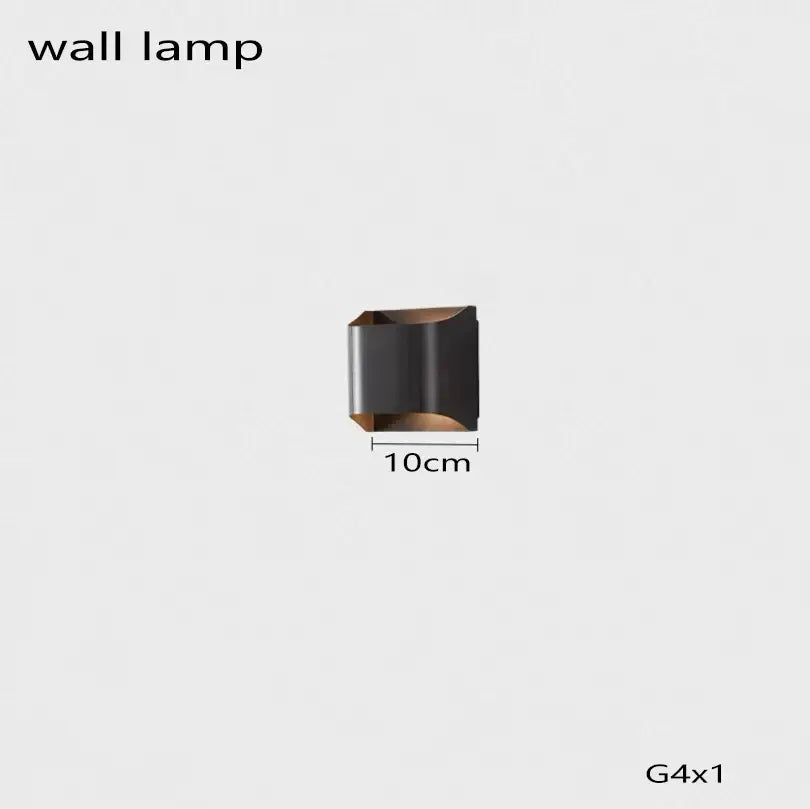 Modern brushed brass copper ceiling lamp bedroom frosted glass light