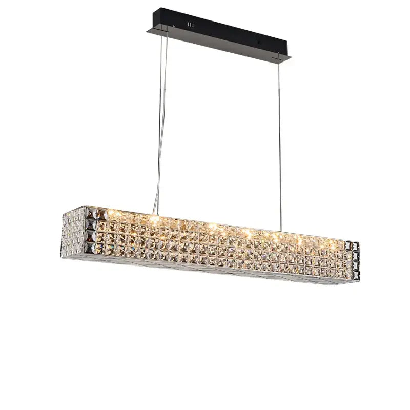 Modern black and chrome decorbites crystal chandelier dining room light