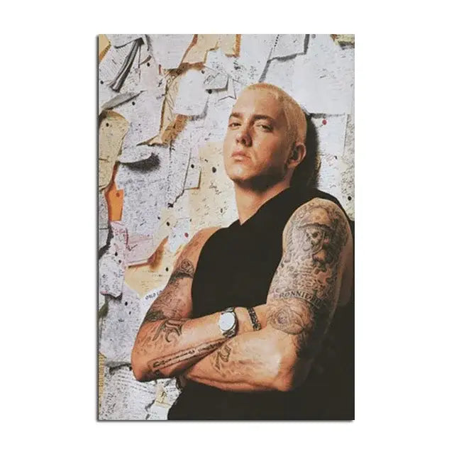 Eminem music star wall art bedroom posters
