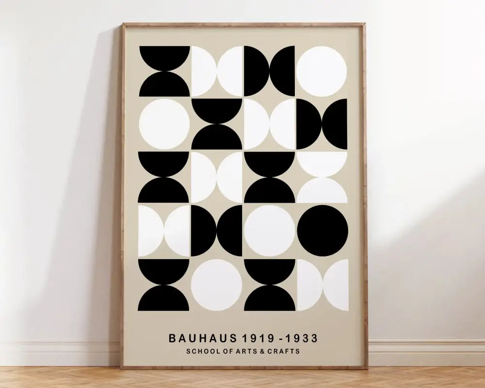 Bauhaus geometric canvas wall art purple & olive living room decor