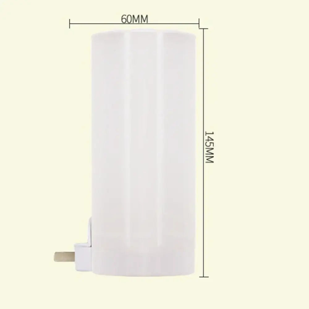 Modern cylindrical yellow led night light bedroom wall lamp dimmable