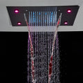 Modern led rainfall shower head – bathroom color changing rain shower