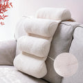 Teddy velvet lumbar support pillow office chair back support