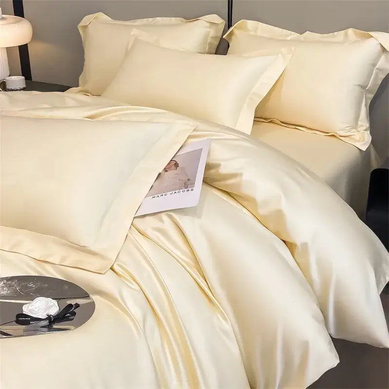 Sage green satin 1000tc duvet cover bedroom bedding set