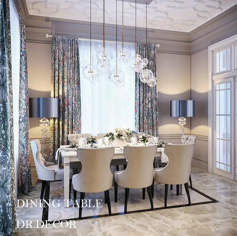 Modern minimalist led bubble chandelier dining room pendant light