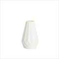 Modern nordic teal diamond shaped flower vase living room decor