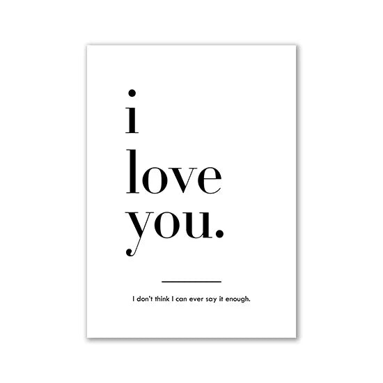 Modern pink aesthetic black & white ampersand wall art bedroom print