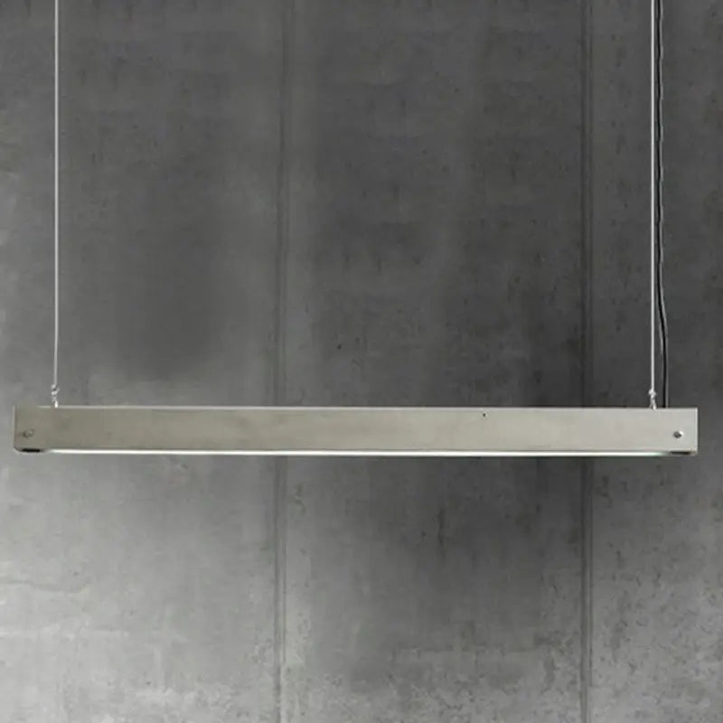 Modern minimalist cement grey led pendant light for dining room
