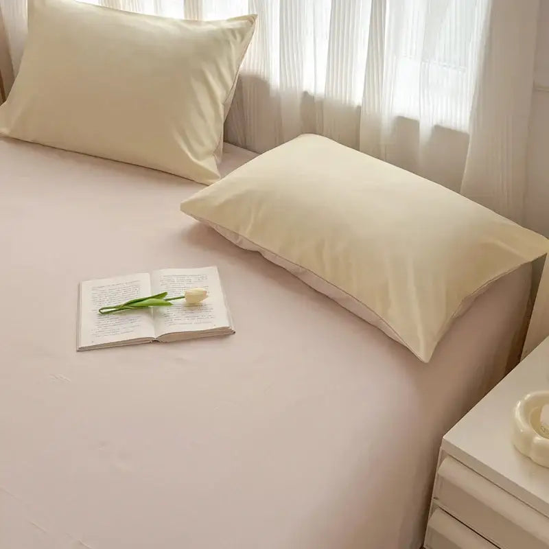 Navy and gray solid color brush fabric duvet cover set bedroom