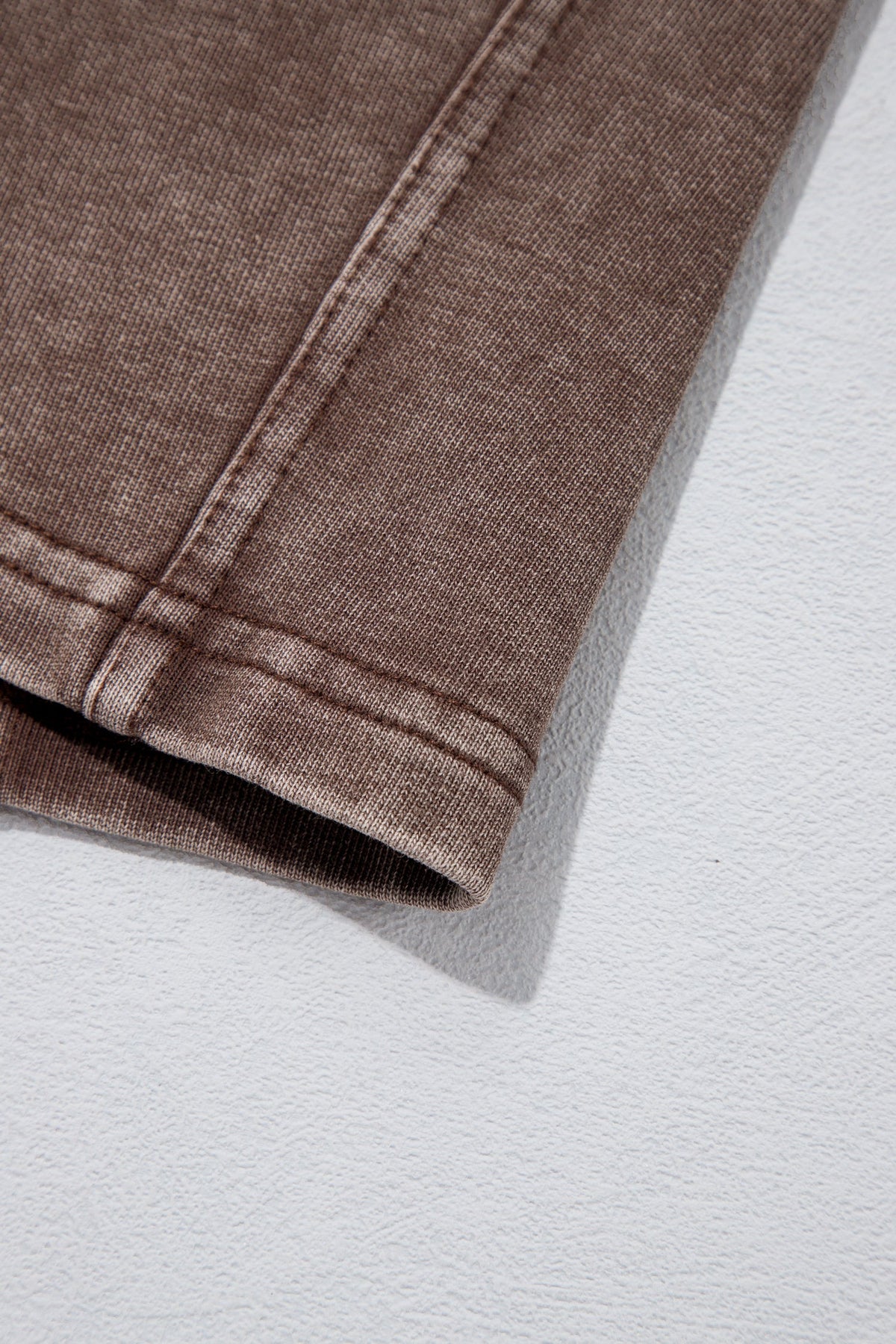Lola Mineral Wash Seam Detail Elastic Waist Barrel Pants