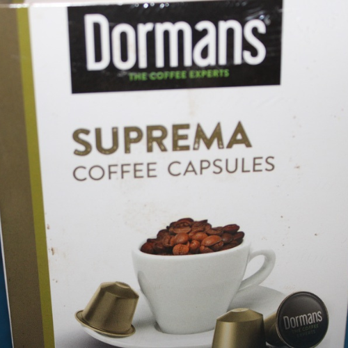 Dormans Suprema Coffee Capsules front package detail