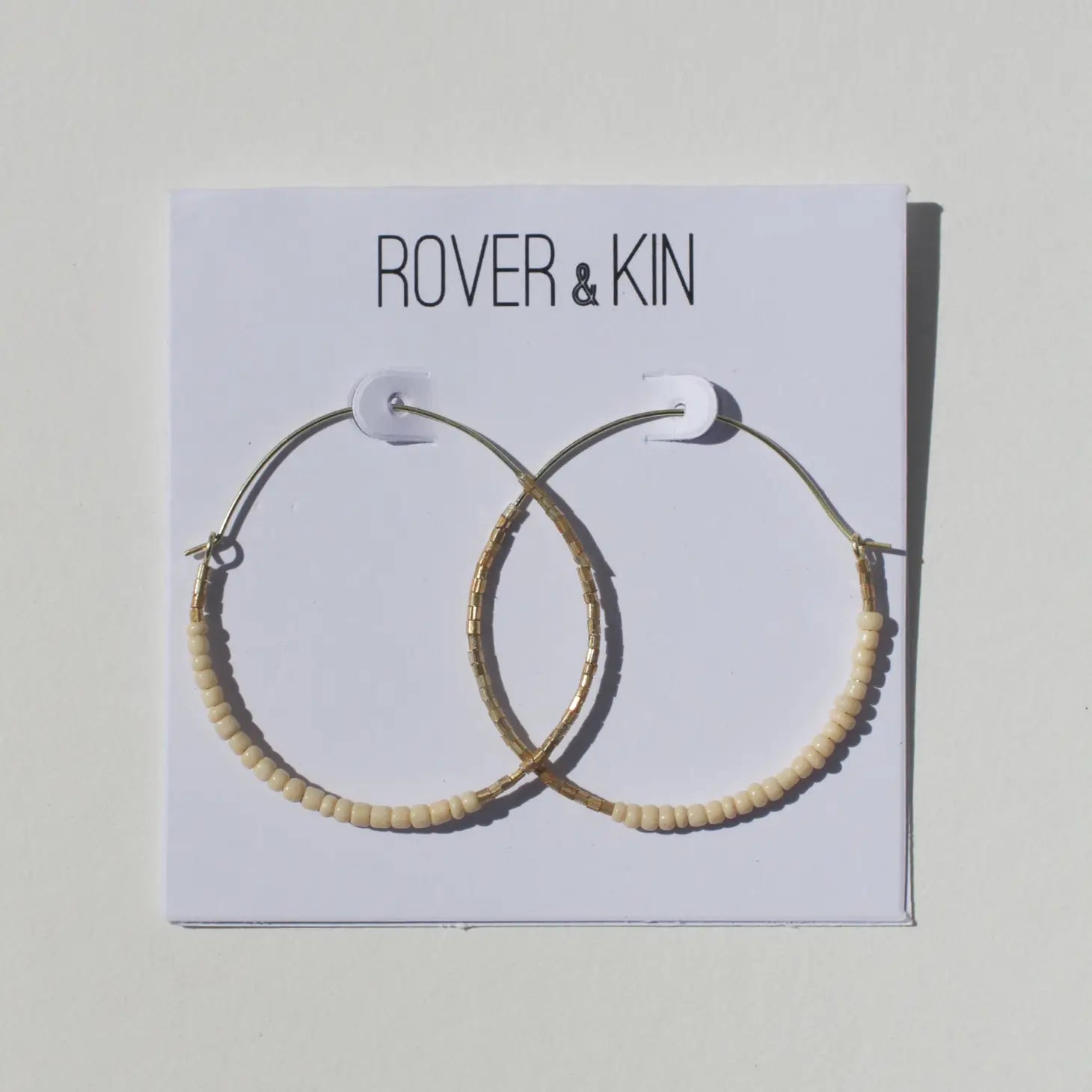 Dreamscape Beaded Round Hoops