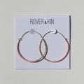 Dreamscape Beaded Round Hoops