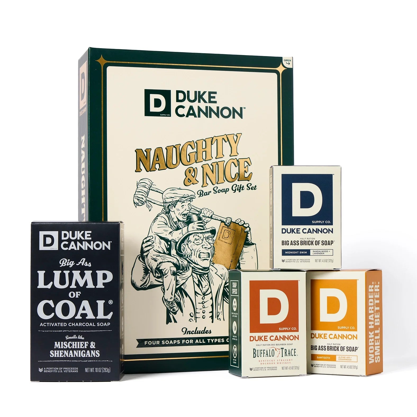 Naughty & Nice Bar Soap Gift Set | Duke Cannon