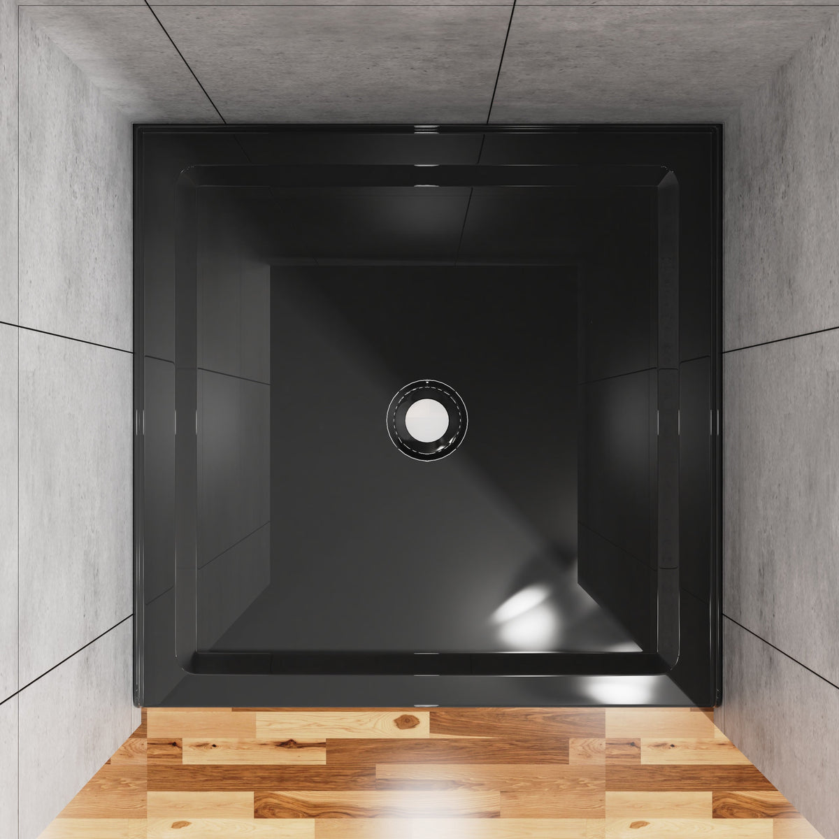 Goodyo 36"x36" Shower Base with Anti-Slip Design