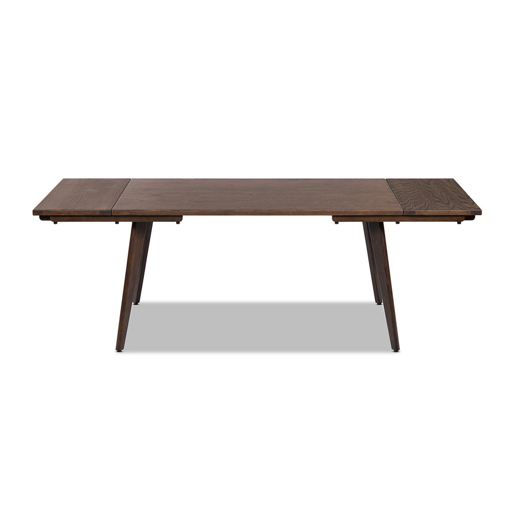 Capri 59-90.5" Solid Oak Dining Table
