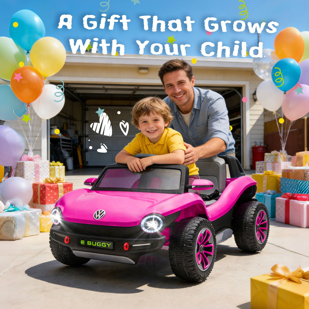 12V Licensed Volkswagen Beetle Kids Ride-On Electric Car