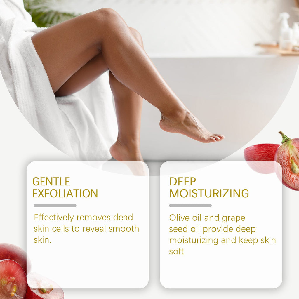 Cake batter West Month Exfoliating Scrub, Gentle Exfoliating Dead Skin Hydrating Exfoliating Scrub