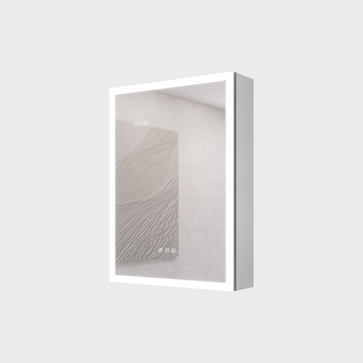 Bathroom Medicine Cabinet With Lights, LED Medicine Cabinet With Mirror, Lighted Medicine Cabinet With Defogger